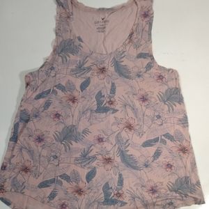 American Eagle Soft&Sexy Tropical Tank Top Size M Beach Poolside Summer Fun